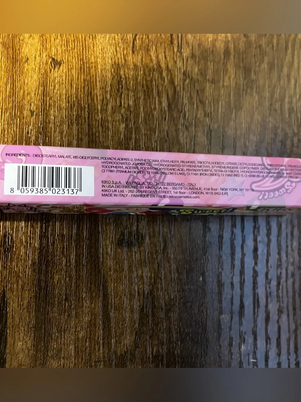 Kiko Milano x Candy Crush™ Luminous Lip  Balm 03 Rose SunDrop NWT